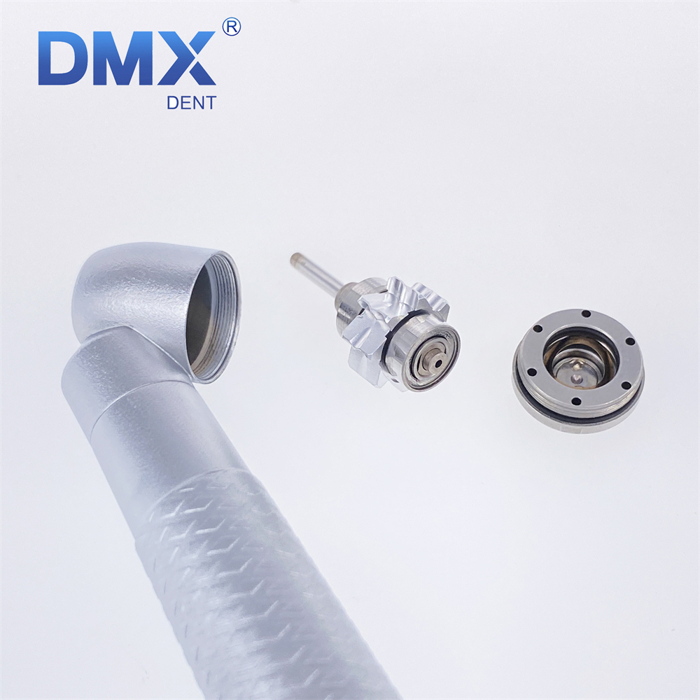 DMXDENT Dental 45° Degree Surgical High Speed Handpiece Push Button 2/4Hole