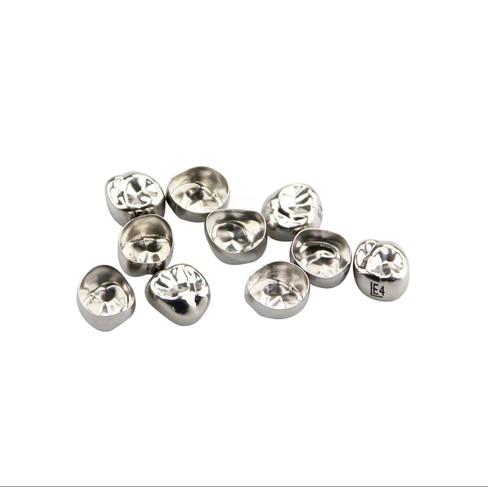 48pcs Dental Kids Primary Molar Crown Stainless Steel Pediatric Preformed Crowns