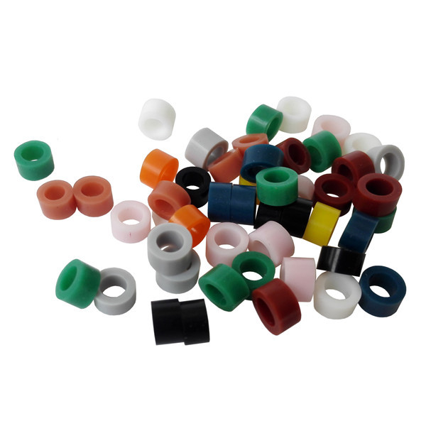 120Pcs/Box Silicone Color CODE RING Band Small Assorted Dental Instrument Autoclavable