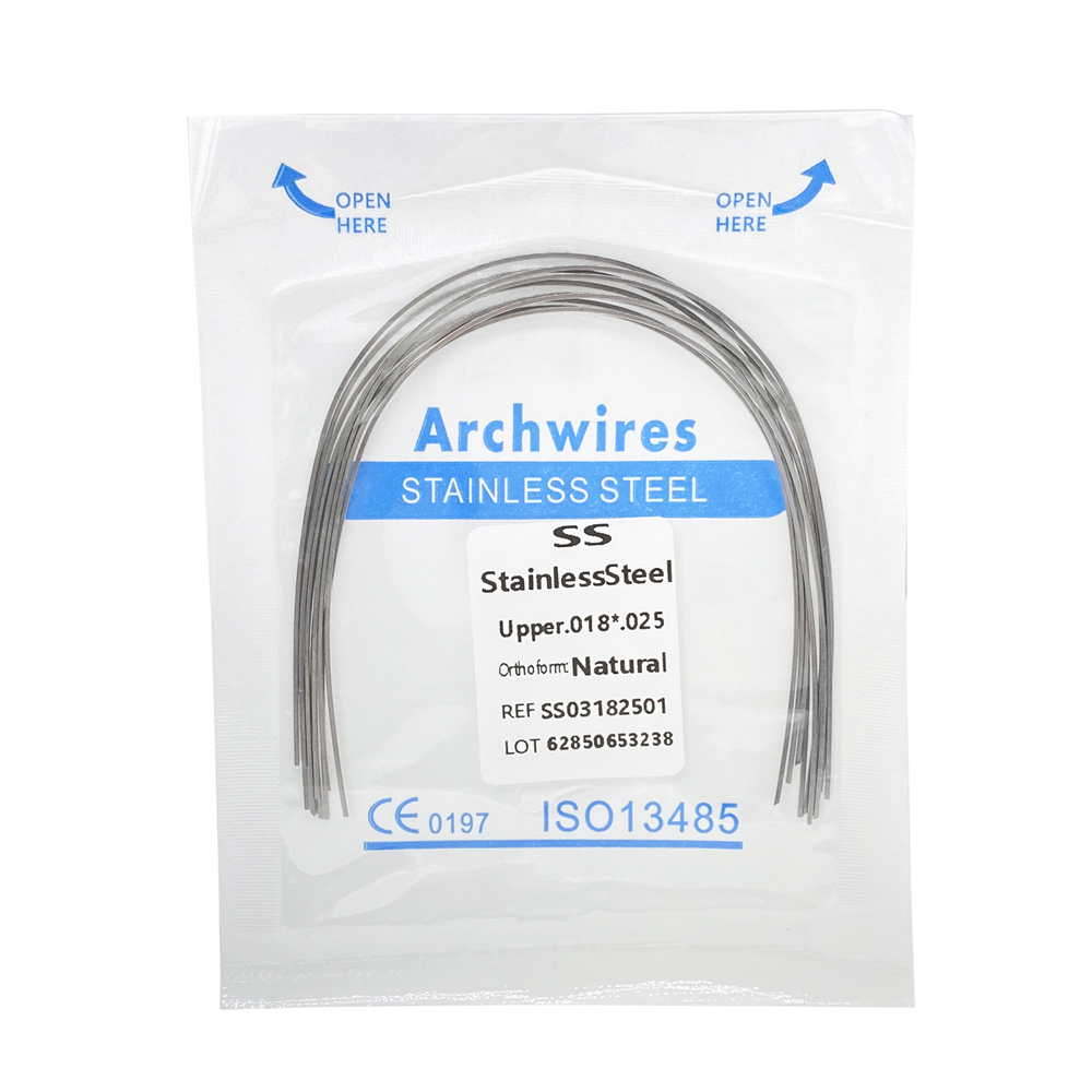 10Pcs Dental Orthodontic Stainless Steel/Niti Arch Wires Rectangular Wires