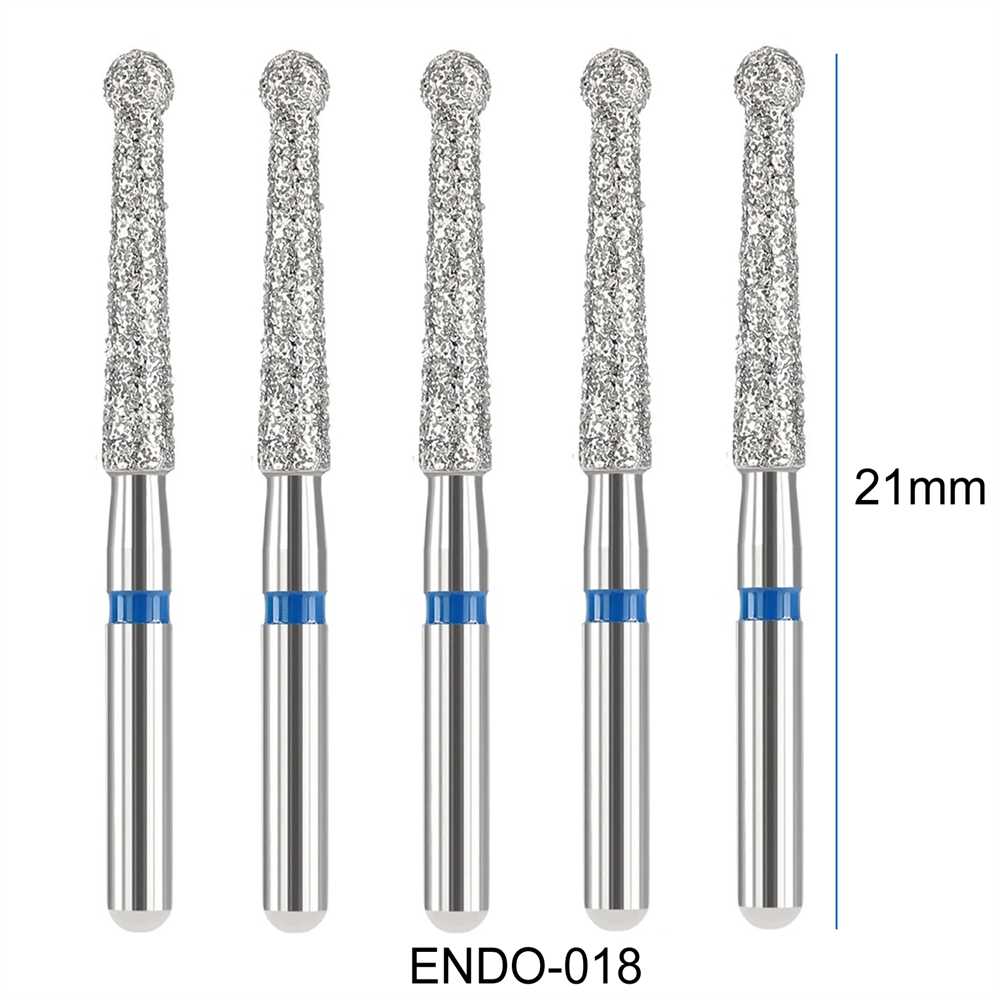 5Pcs Dental Diamond Burs Endo Access Bur Open Preparing Pulp Cavity Bur