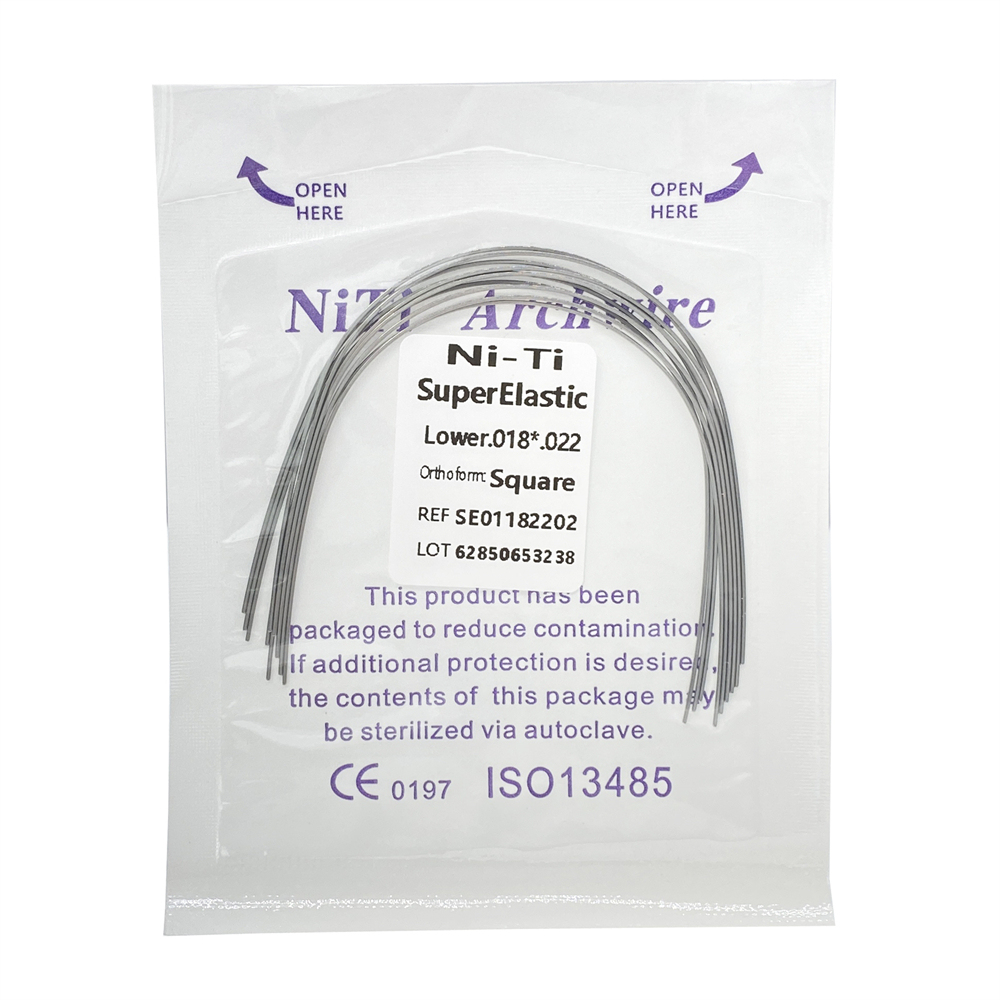10Pcs Dental Orthodontic Stainless Steel/Niti Arch Wires Rectangular Wires