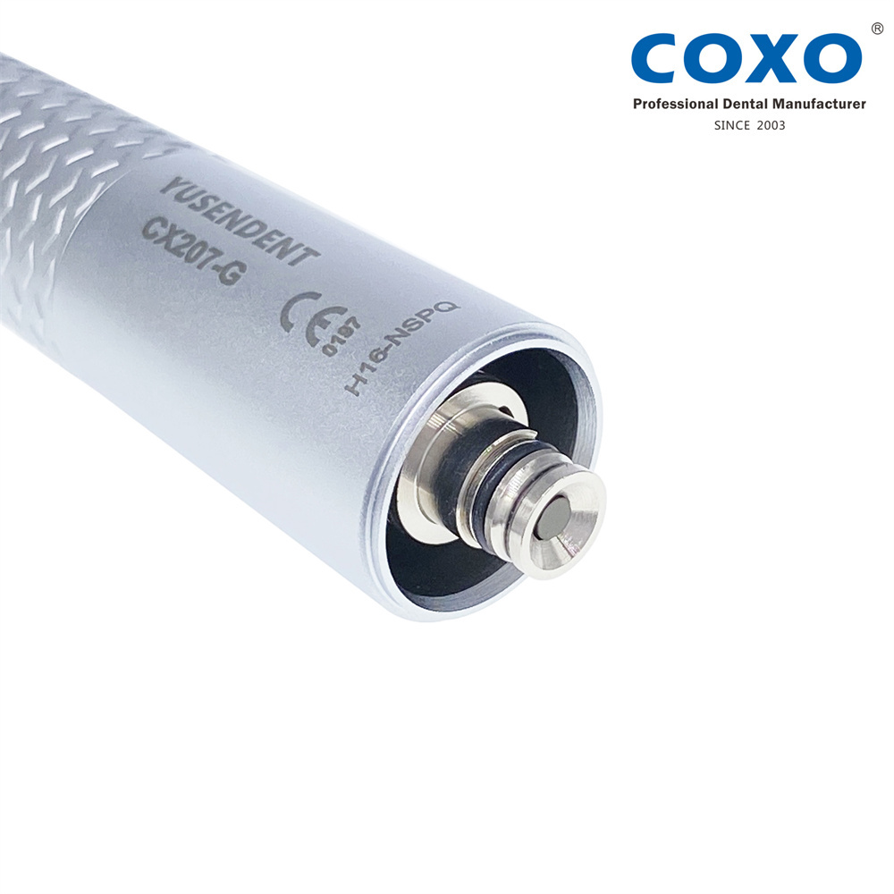 COXO YUSENDENT CX207-G H16-NSPQ  / H16-NTPQ Dental Fiber Optic High Speed Air Turbine Handpiece Fit NSK