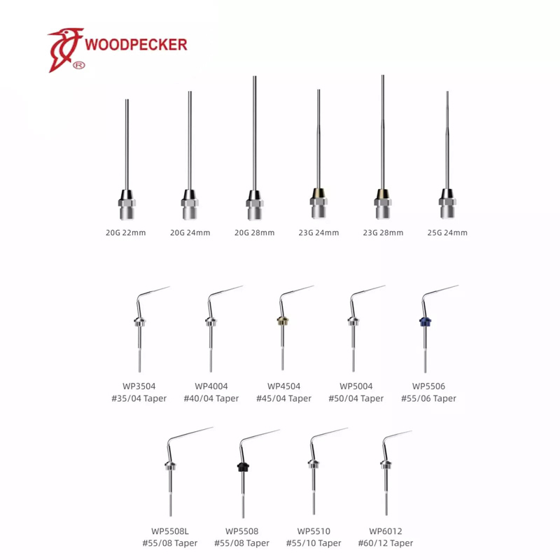 Woodpecker Dental Obturation System Gutta-percha Gun Tips & Heated Pen Needles