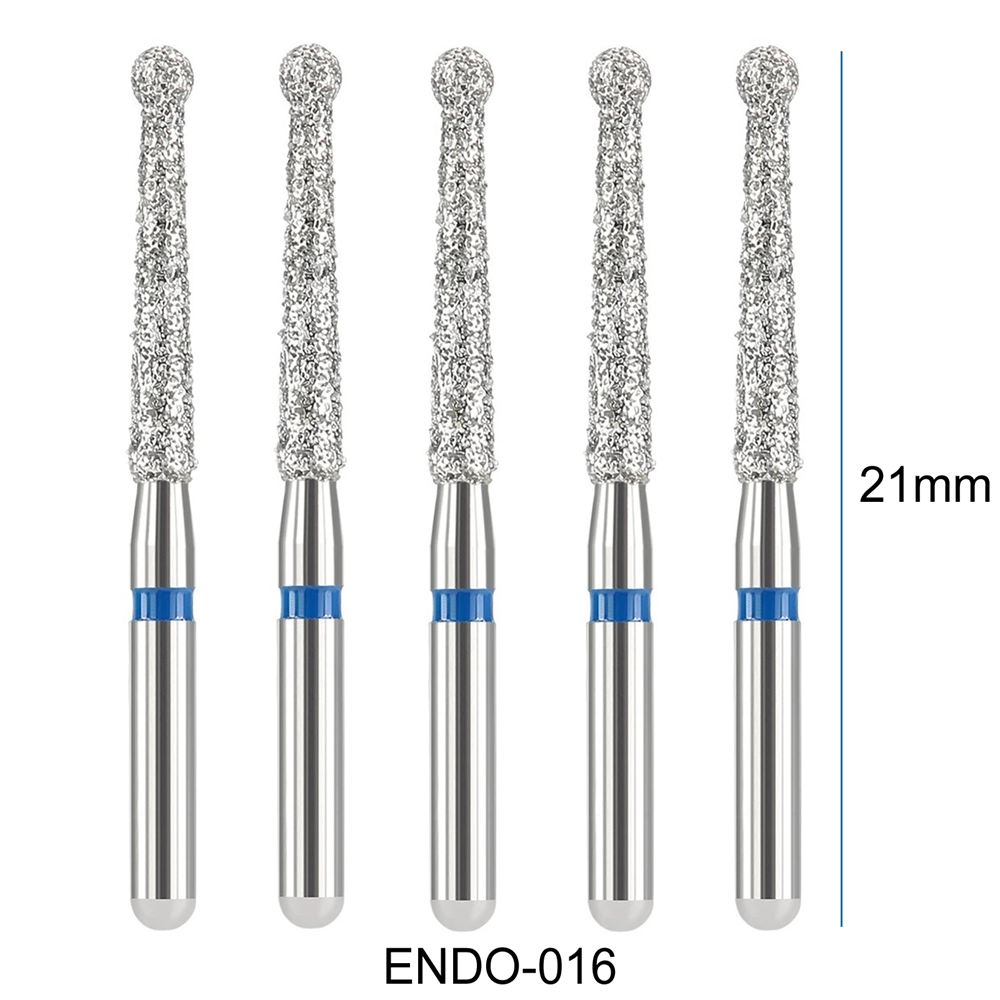 5Pcs Dental Diamond Burs Endo Access Bur Open Preparing Pulp Cavity Bur