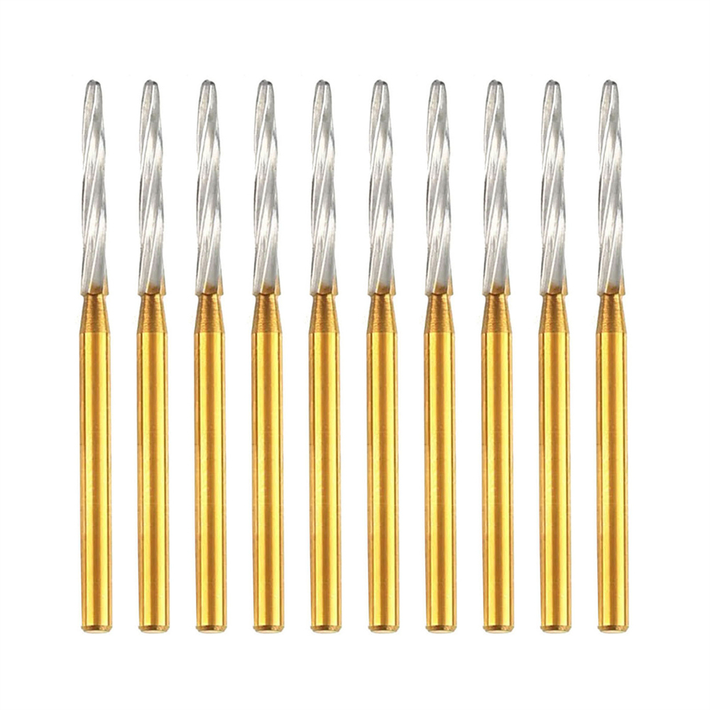 10Pcs DMXDENT Dental Trimming&Finishing  Tungsten Carbide Burs FG7404/7408/7803/7901/Endo-Z/Zekrya