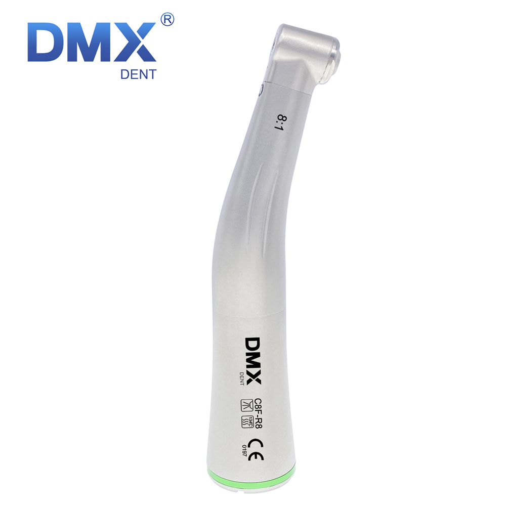 DMXDENT Dental Low Speed（Reduction）Fiber Optic Contra Angle Handpiece 4:1 10:1 16:1 NSK