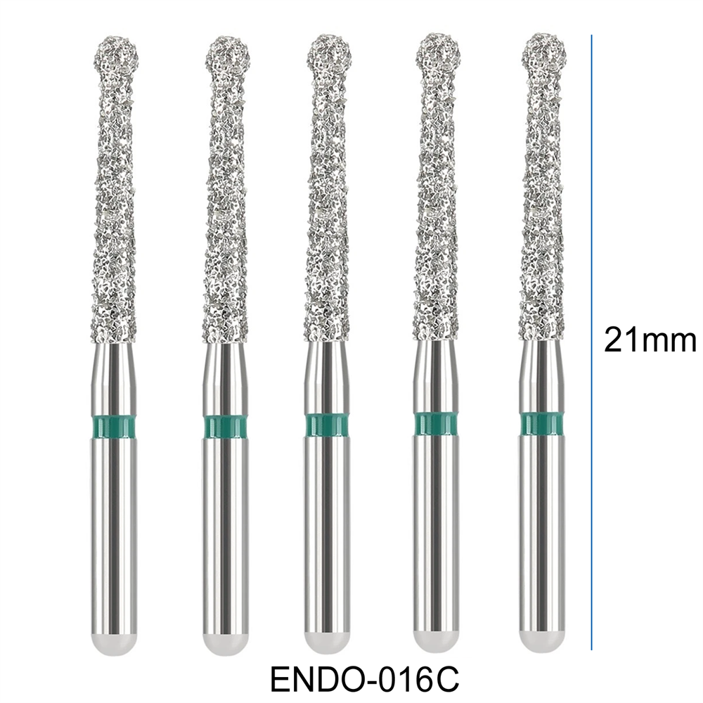 5Pcs Dental Diamond Burs Endo Access Bur Open Preparing Pulp Cavity Bur