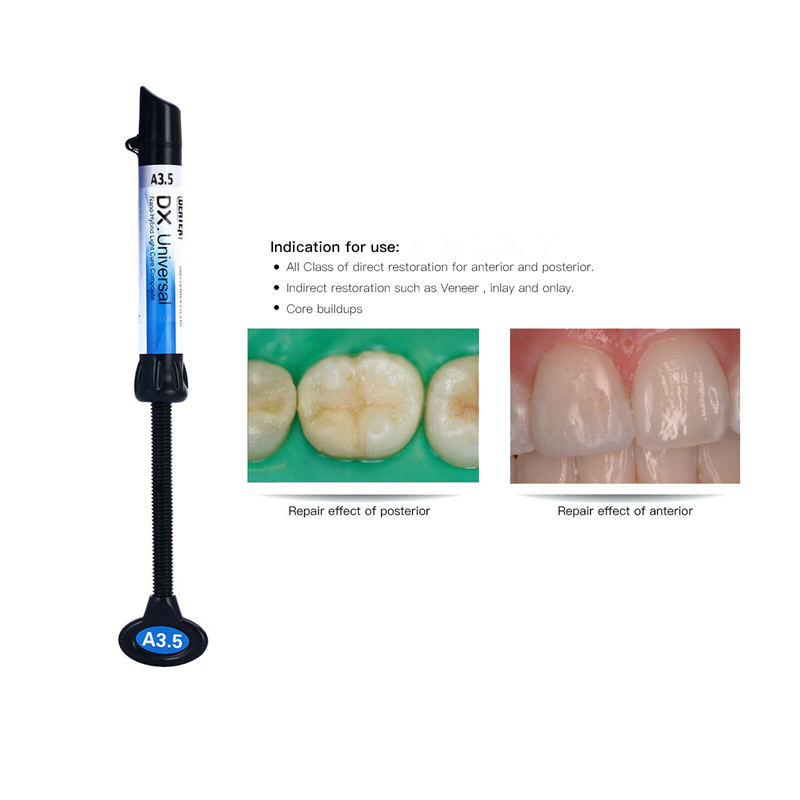 Dental Universal Light Cure Composite Resin A1-B2/Etching Gel/Bonding Adhesive
