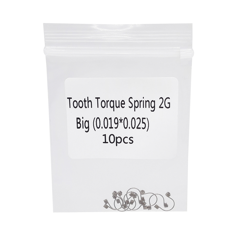 10 Pcs/Pack Dental Orthodontic Anterior Tooth Torque Springs Rectangular 12 Size