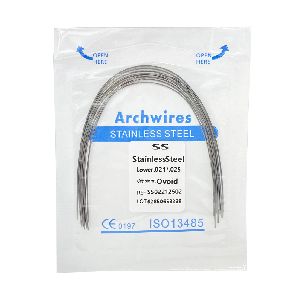 10Pcs Dental Orthodontic Stainless Steel/Niti Arch Wires Rectangular Wires