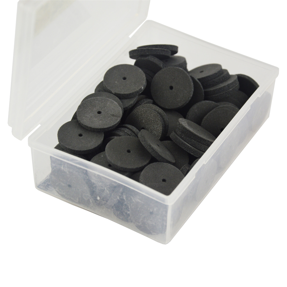 Dental Lab Rubber Polishing Wheels Burs Silicone Polishers 2.35mm