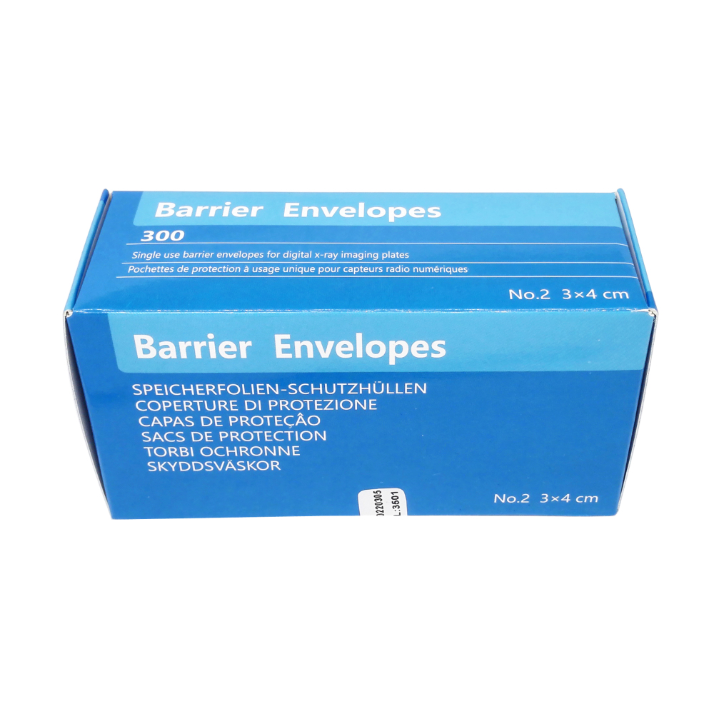 Dental Barrier Envelopes Side for Dental X Ray Digital Phosphor Plate Sensor Size #0 / #1 / #2