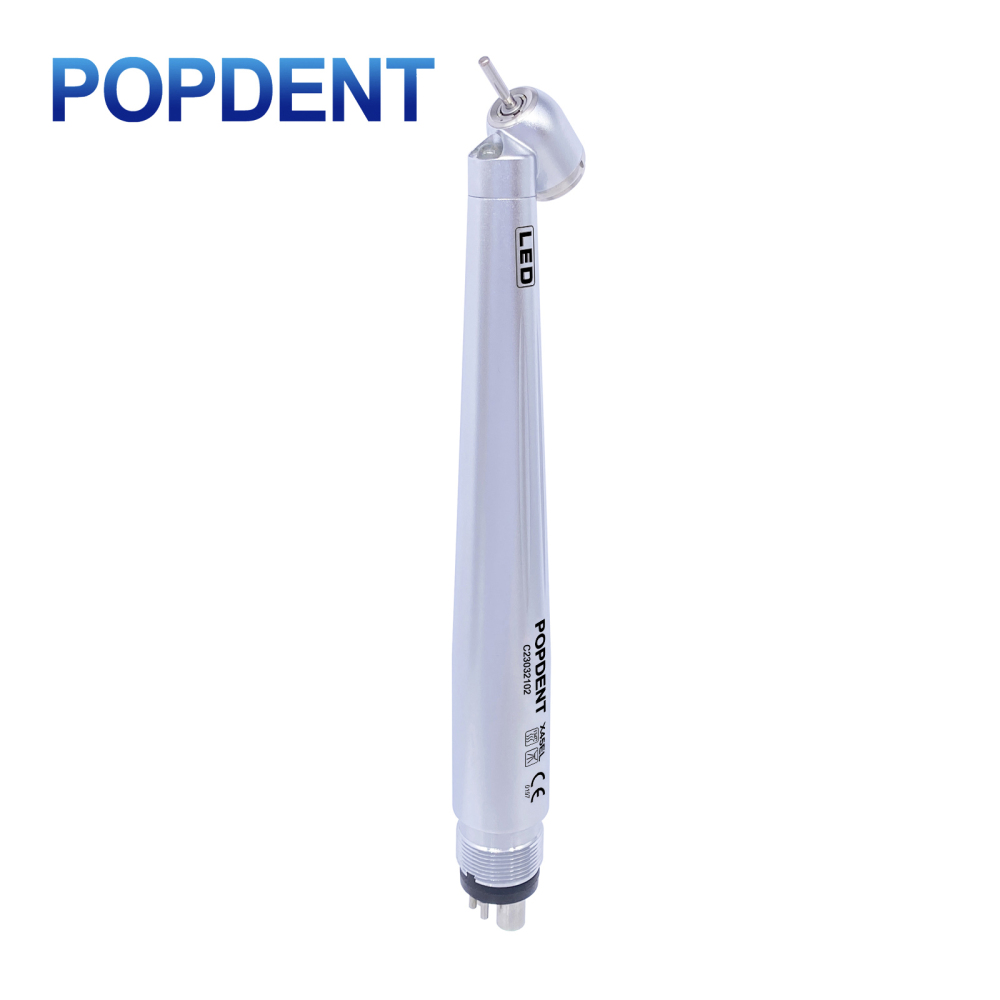 POPDENT X45EL E-Generator LED Dental 45° Surgical High Speed Handpiece Turbine
