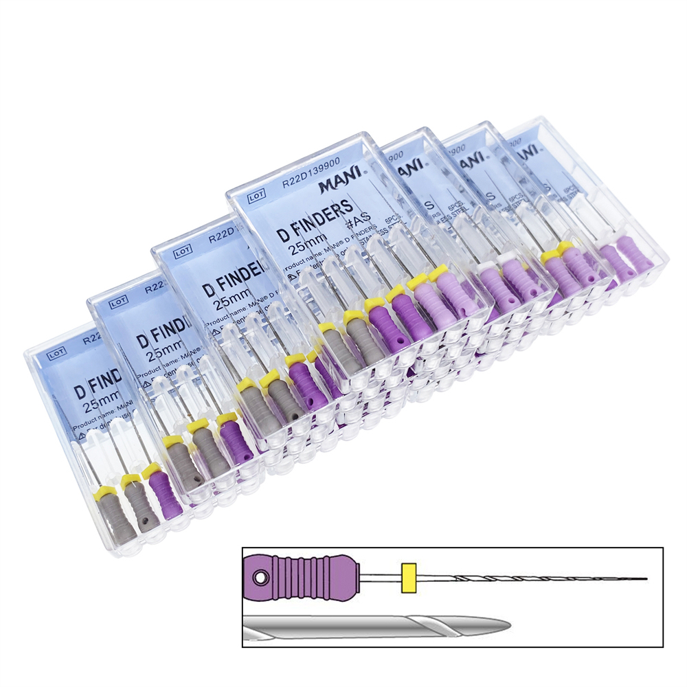 Mani D FINDERS Dental Endodontic files For Calcified Canals 21/25mm