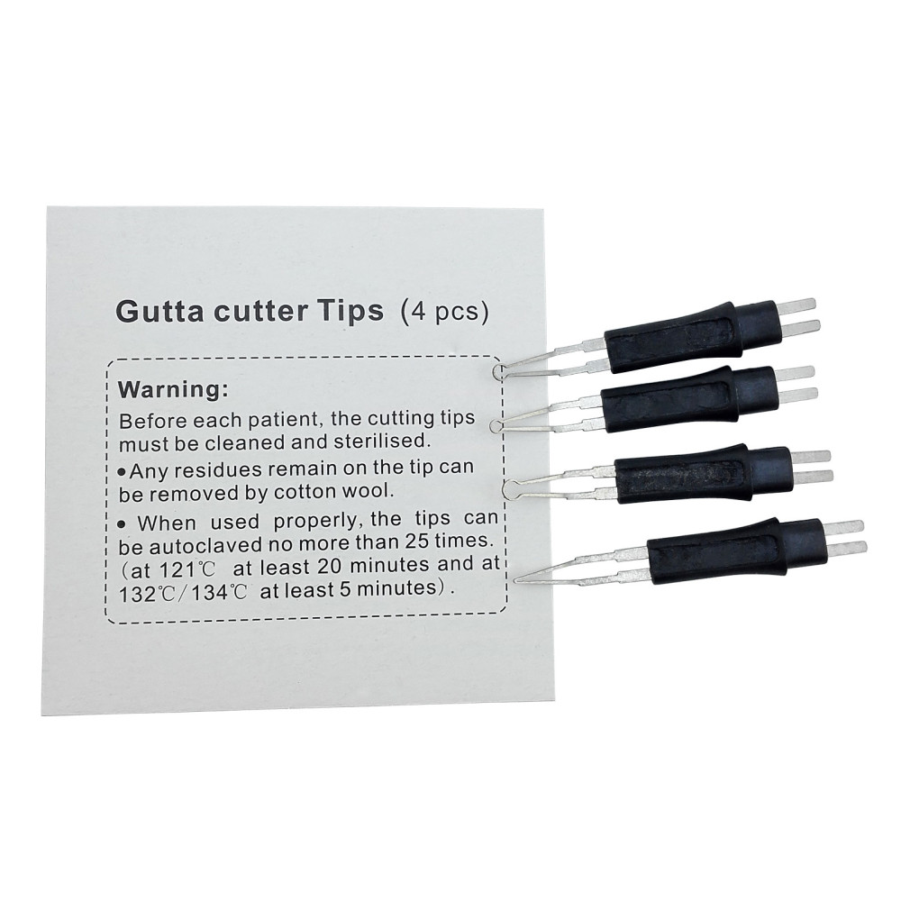 Dental Cordless Gutta Percha Obturation Endo Tooth Teeth Gum Cutter & 4 Point Heated Tips