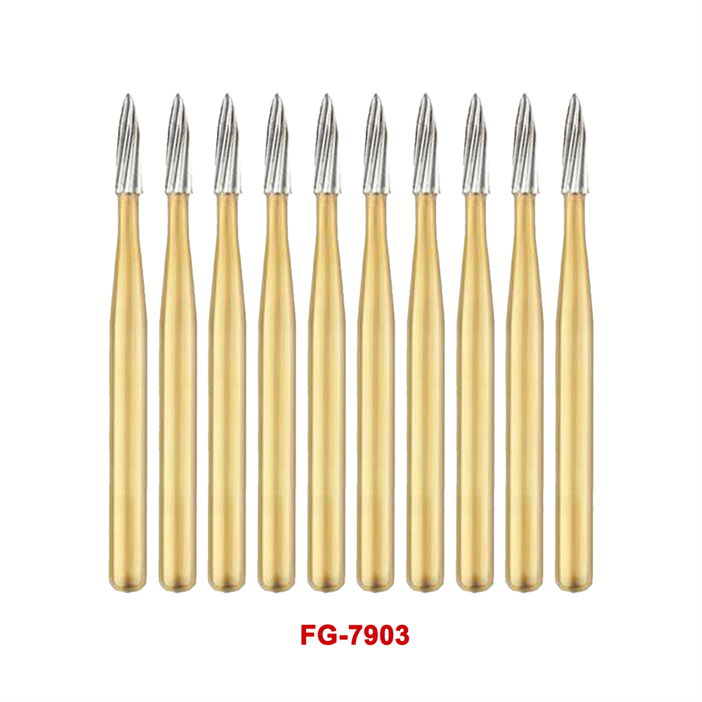 10Pcs DMXDENT Dental Trimming&Finishing  Tungsten Carbide Burs FG7404/7408/7803/7901/Endo-Z/Zekrya