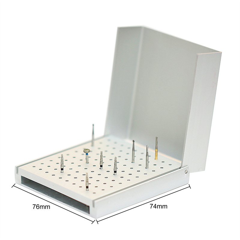100 Holes Dental Burs Holder high speed diamond bur Block Holders Autoclavable