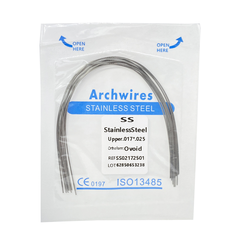 10Pcs Dental Orthodontic Stainless Steel/Niti Arch Wires Rectangular Wires