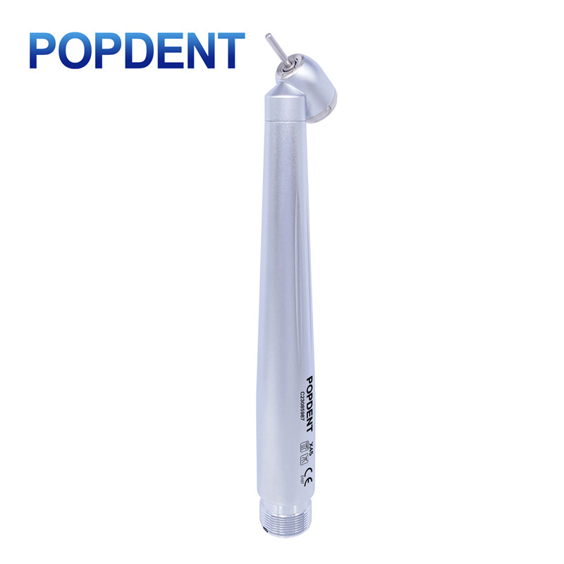 POPDENT X45 45° Angle Dental High Speed Handpiece Push Button Turbine 2H/4H