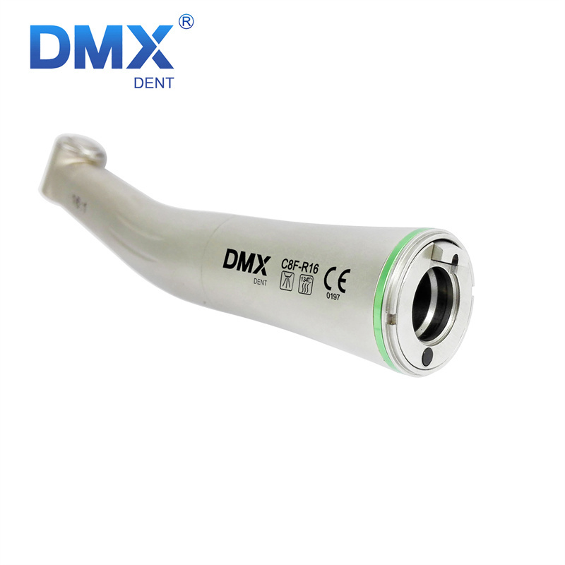 DMXDENT Dental Low Speed（Reduction）Fiber Optic Contra Angle Handpiece 4:1 10:1 16:1 NSK