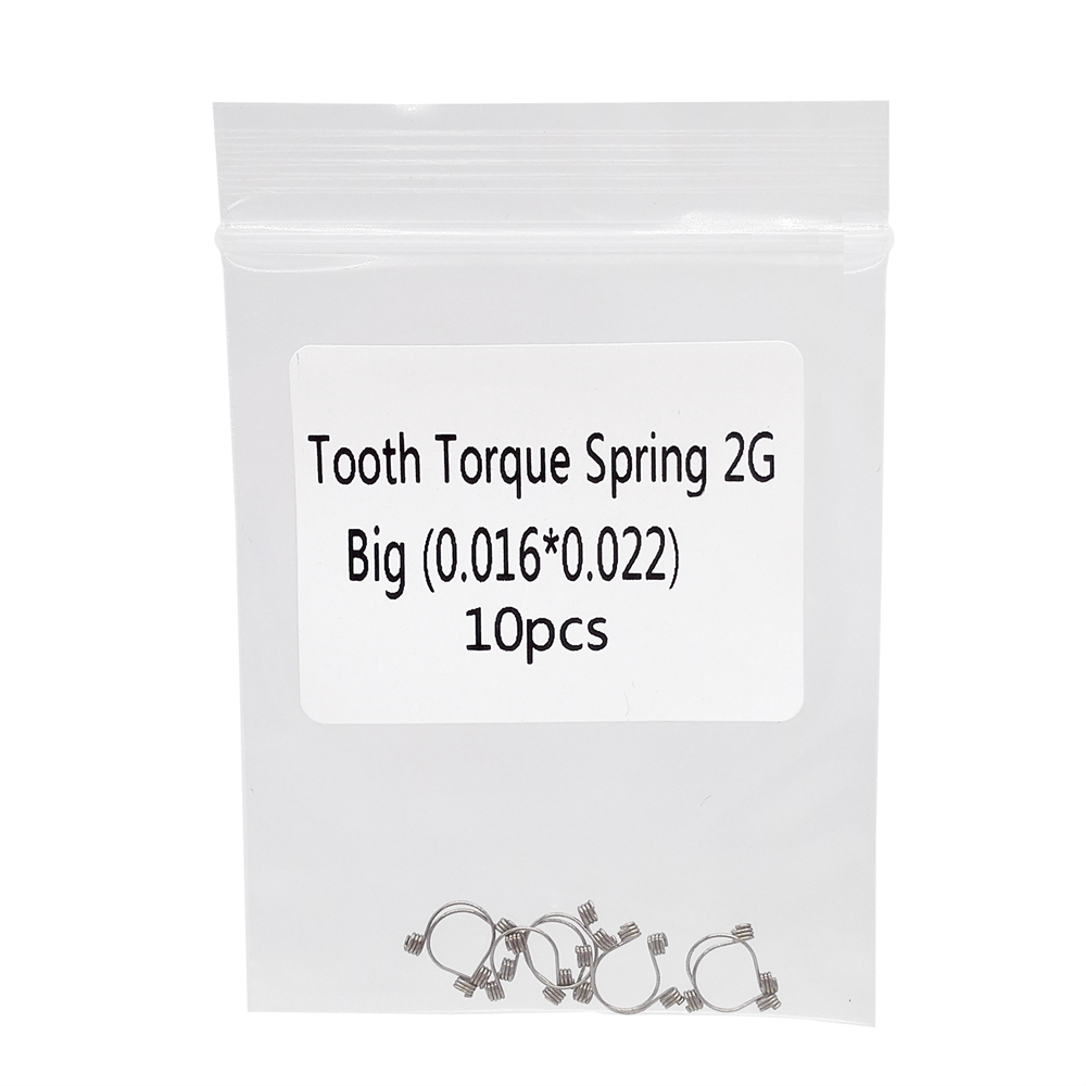 10 Pcs/Pack Dental Orthodontic Anterior Tooth Torque Springs Rectangular 12 Size