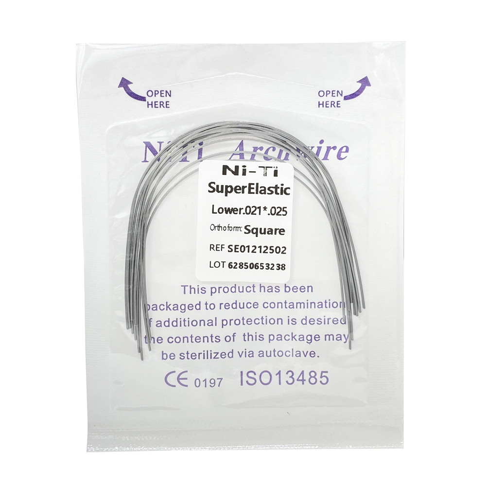 10Pcs Dental Orthodontic Stainless Steel/Niti Arch Wires Rectangular Wires