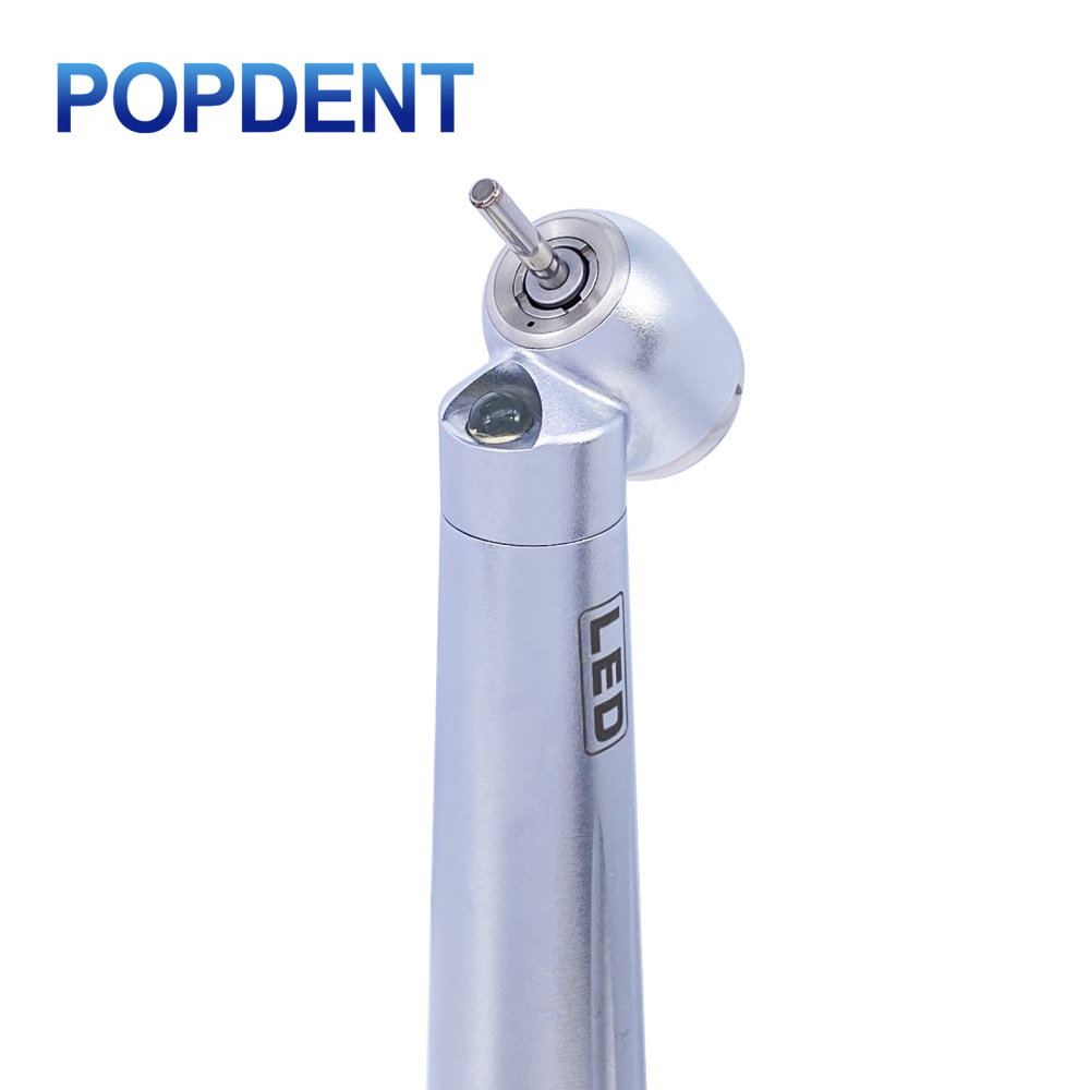 POPDENT X45EL E-Generator LED Dental 45° Surgical High Speed Handpiece Turbine