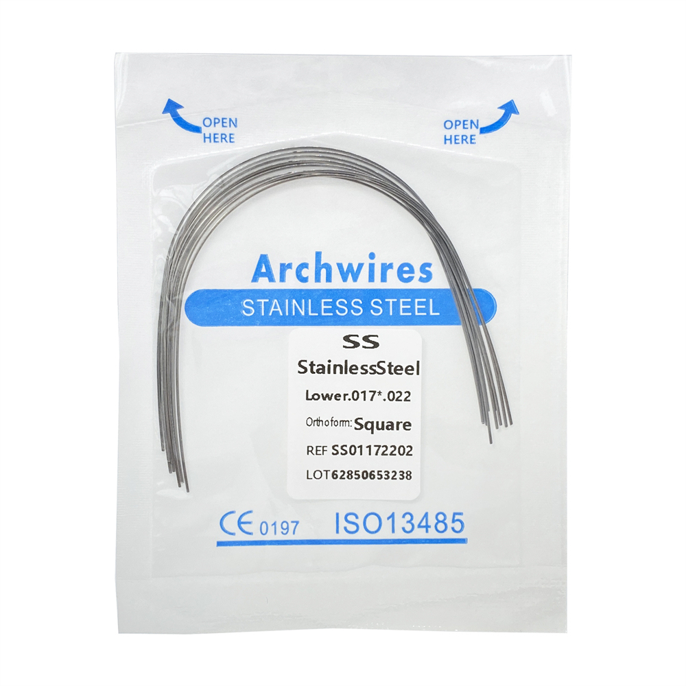 10Pcs Dental Orthodontic Stainless Steel/Niti Arch Wires Rectangular Wires