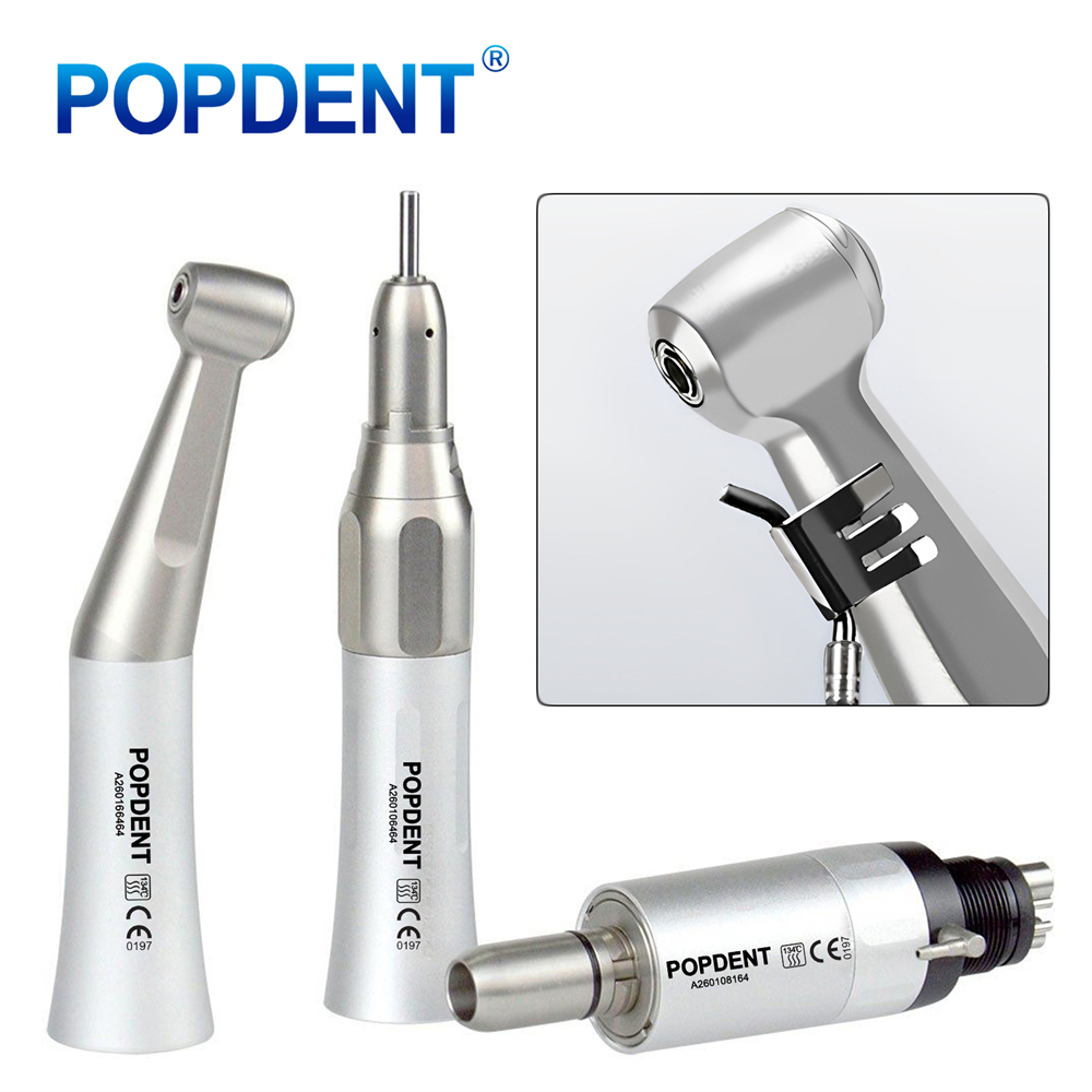 POPDENT Dental E-generator LED High Speed/Low Speed Handpiece Kit 2Hole/4Hole