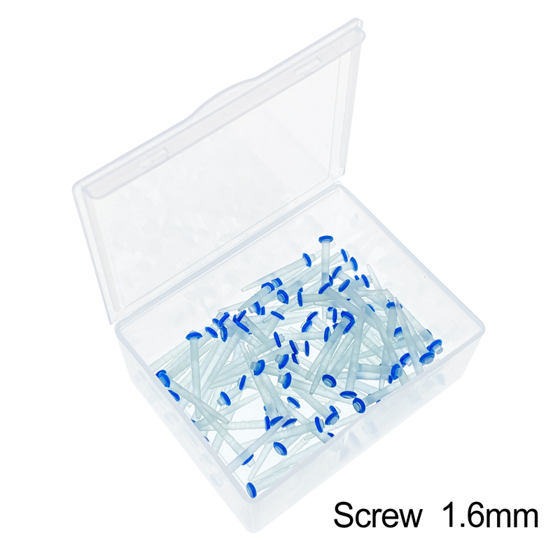 100 Pcs Dental Endo Quartz Fiber Post Screw Restorative 1.2 1.4 1.6 1.8mm