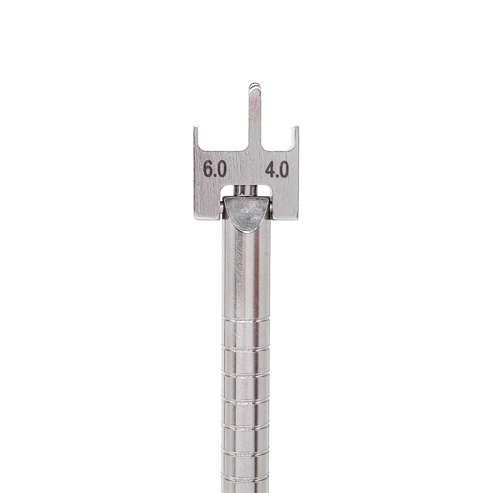 Dental Bracket Positioning Movable Head Height Gauge Orthodontic Instruments