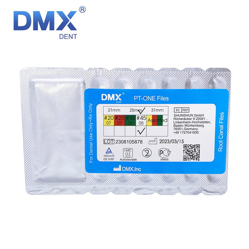 DMXDENT PT-ONE Dental Endodontic Endo Rotary Reciprocating Niti Files Root Canal For Engine 21MM/25MM/31MM