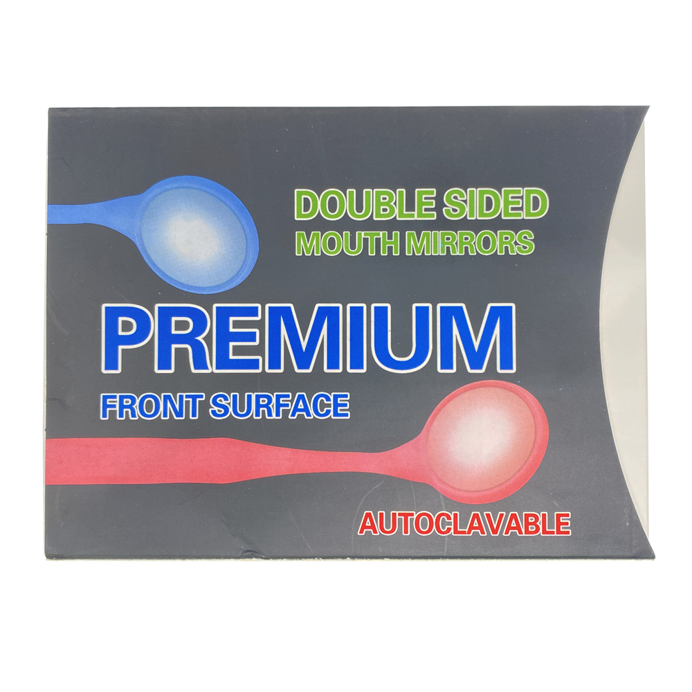10pcs Dental Premium Mouth Mirrors Front Surface Double Single Sided