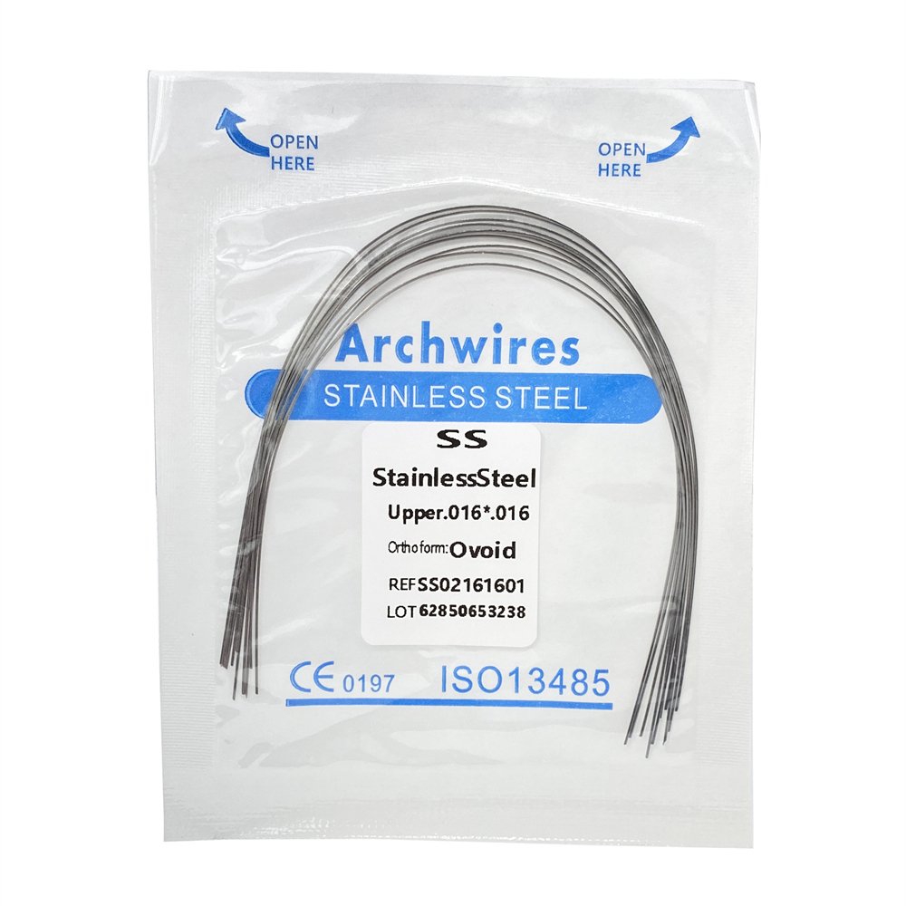 10Pcs Dental Orthodontic Stainless Steel/Niti Arch Wires Rectangular Wires
