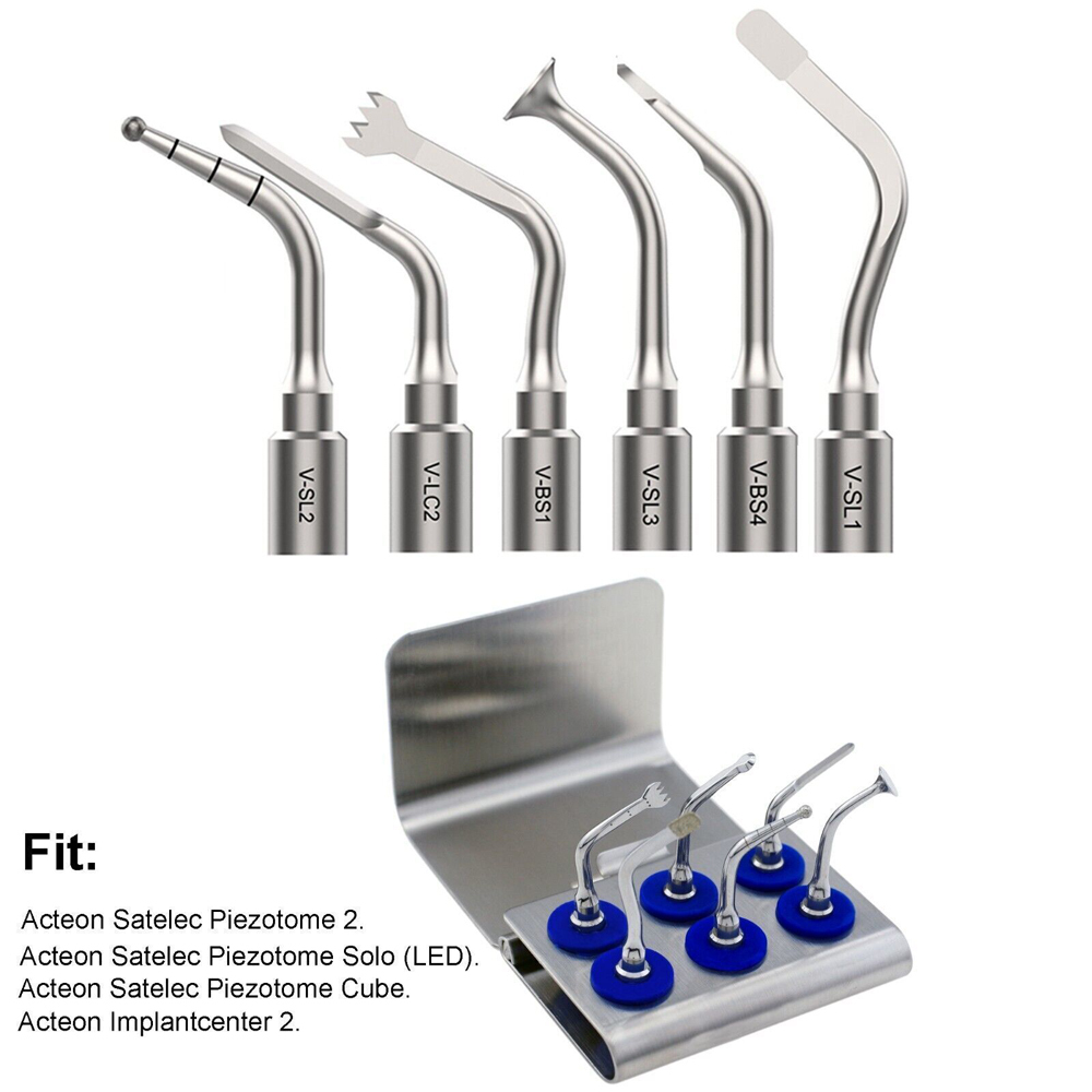 Dental ACTEON Piezotome 2 Cube Ultrasonic Surgery Tips Satelec Piezo Scaler Tips
