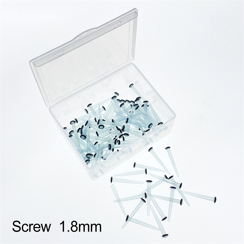 100 Pcs Dental Endo Quartz Fiber Post Screw Restorative 1.2 1.4 1.6 1.8mm