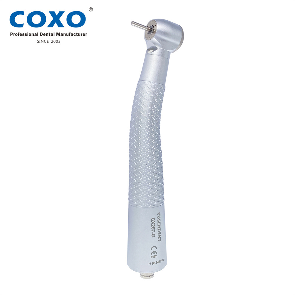 COXO YUSENDENT CX207-G H16-NSPQ  / H16-NTPQ Dental Fiber Optic High Speed Air Turbine Handpiece Fit NSK