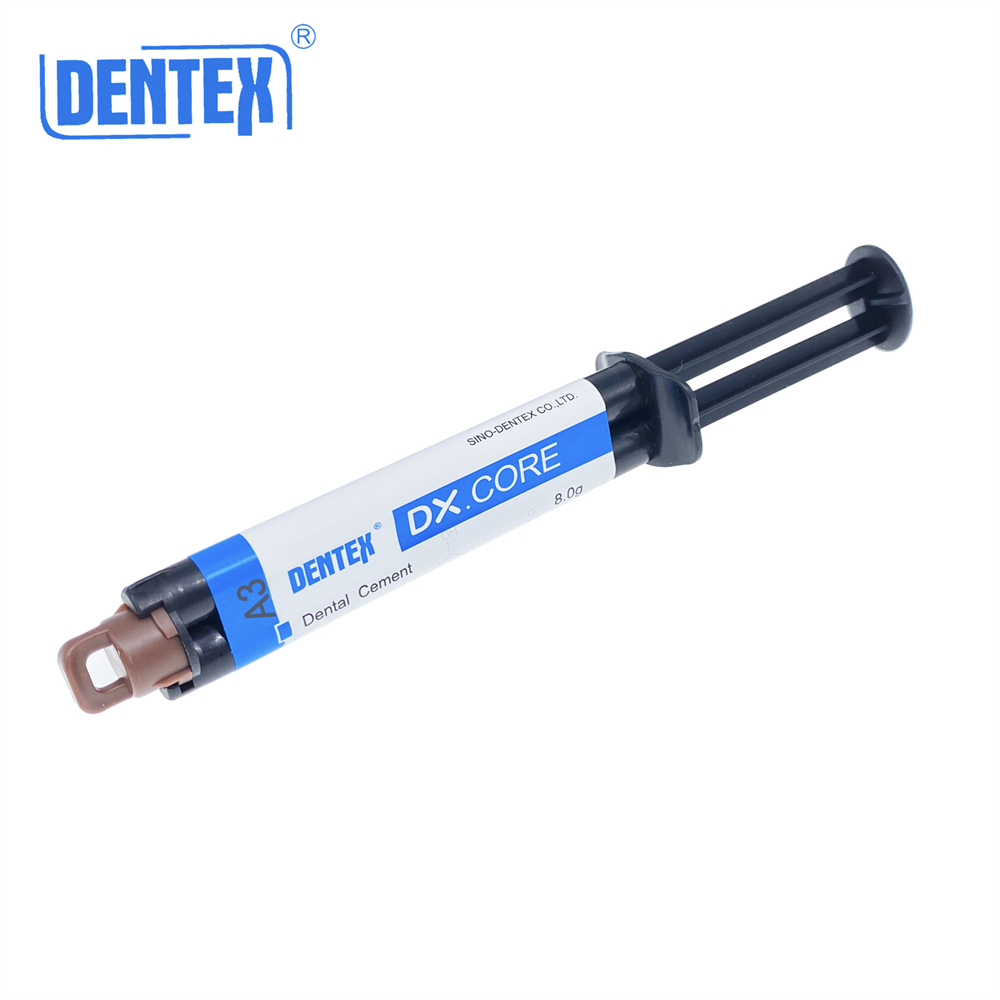 DENTEX Dental A2 Dual Cure Core Build Up Composite Resin Light & Self Cured