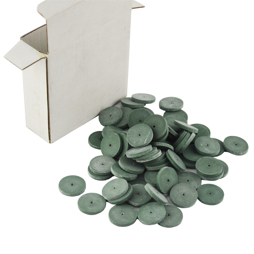 Dental Lab Rubber Polishing Wheels Burs Silicone Polishers 2.35mm