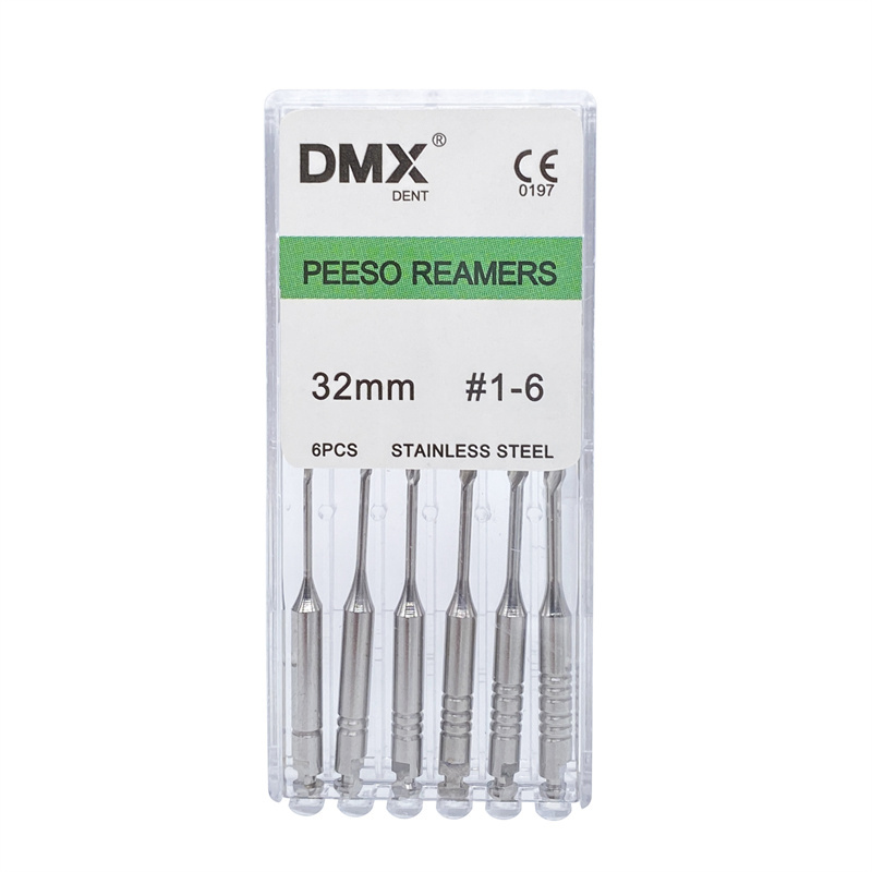 DMXDENT Peeso Reamers Dental Endodontic Root Canal Files 28mm/32mm