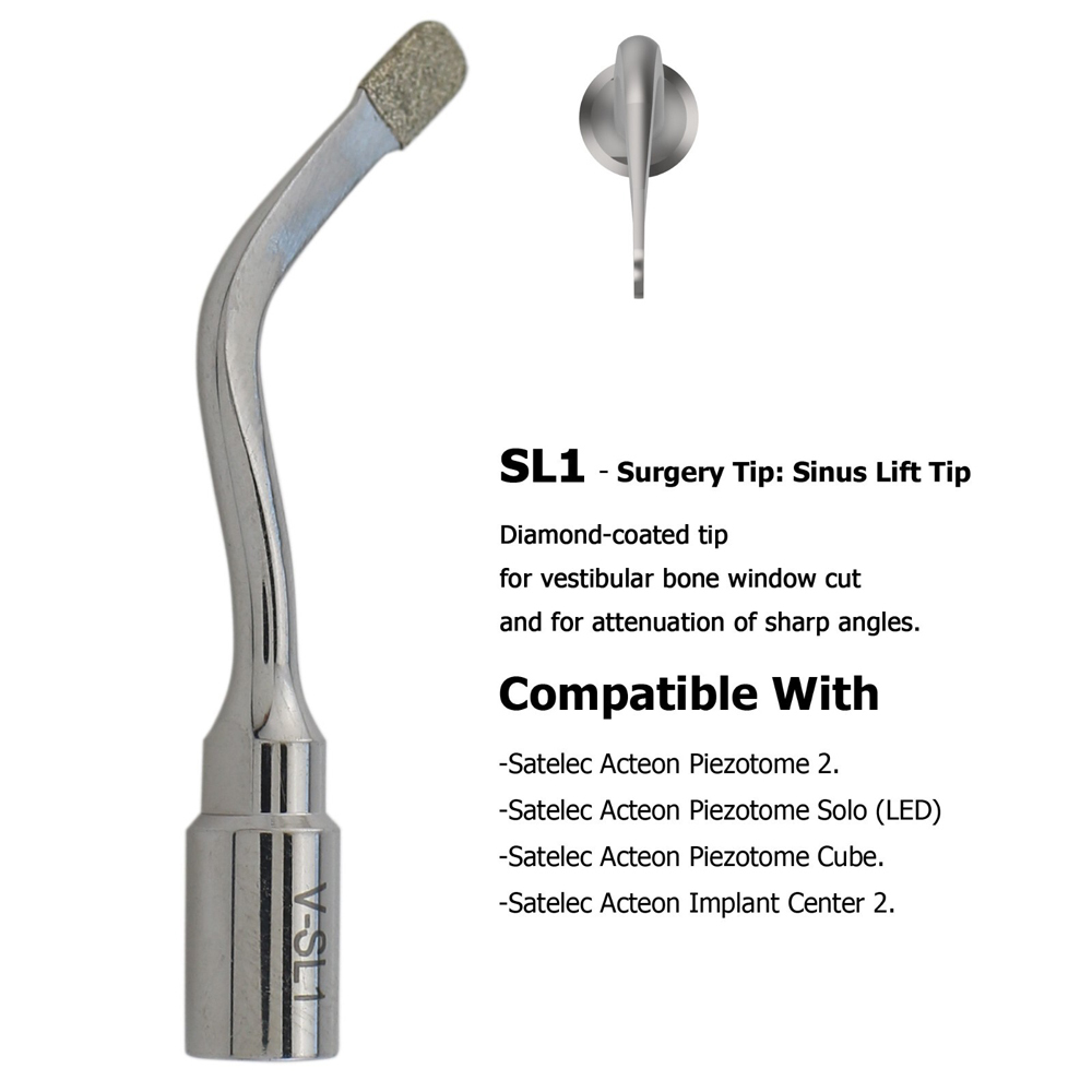 Dental ACTEON Piezotome 2 Cube Ultrasonic Surgery Tips Satelec Piezo Scaler Tips