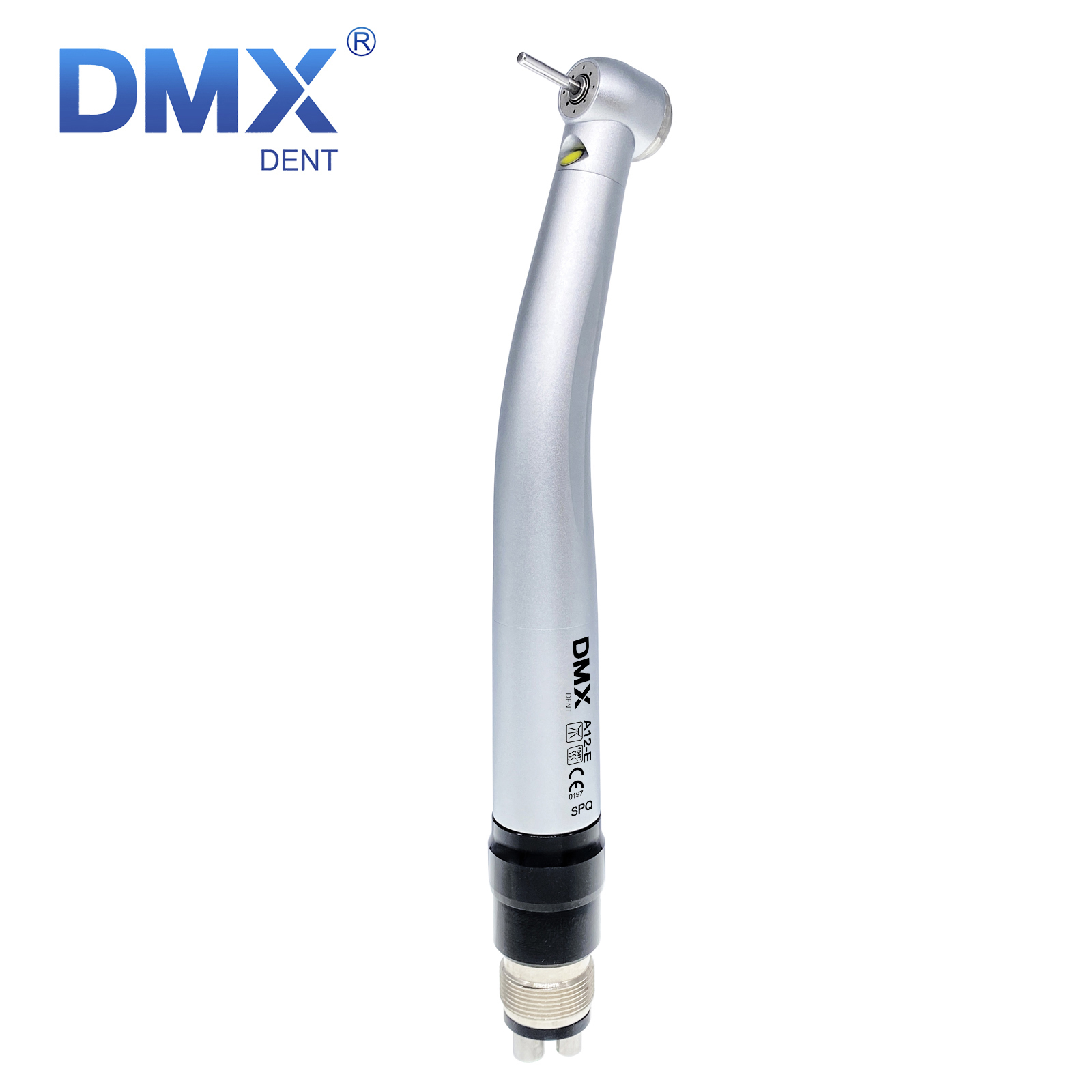 DMXDENT A12-E SPQ Dental E-generator LED High Speed Handpiece 4 Spray+LED Quick Coupler 2/4 Hole