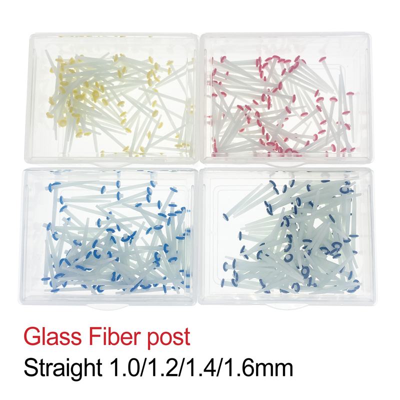 100 Pcs Dental Endo Glass Fiber Post Straight Restorative 1.0 1.2 1.4 1.6mm