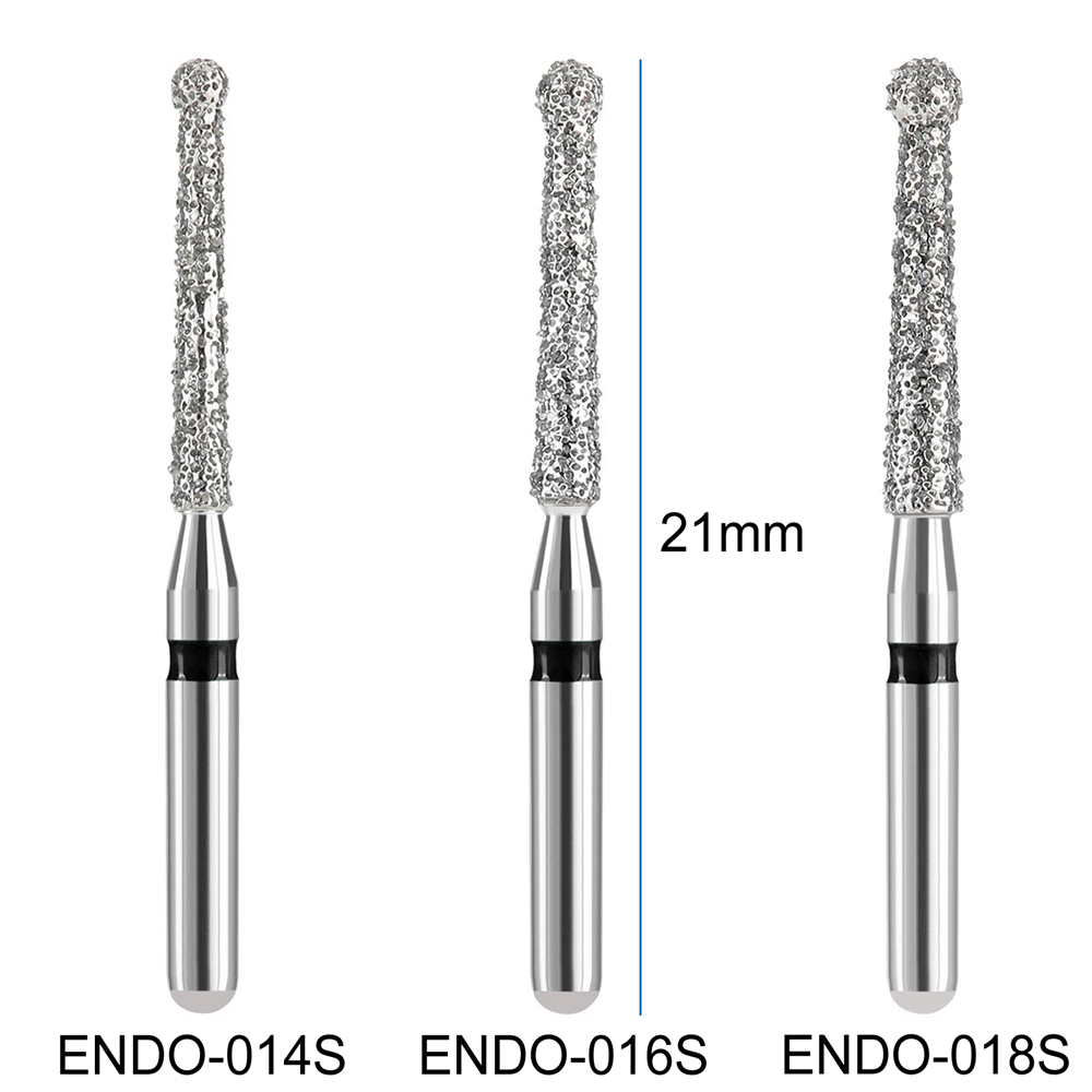 5Pcs Dental Diamond Burs Endo Access Bur Open Preparing Pulp Cavity Bur