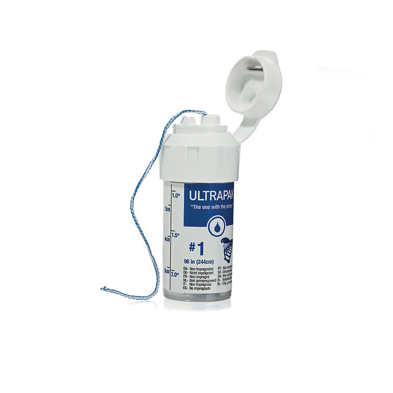 Ultrapak Dental Gingival Retraction Knitted Cord Packing Ultradent #00 #0 #1 #2