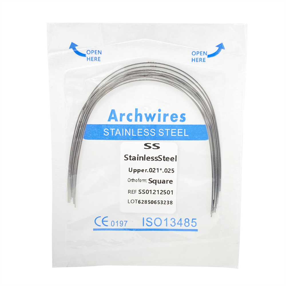 10Pcs Dental Orthodontic Stainless Steel/Niti Arch Wires Rectangular Wires