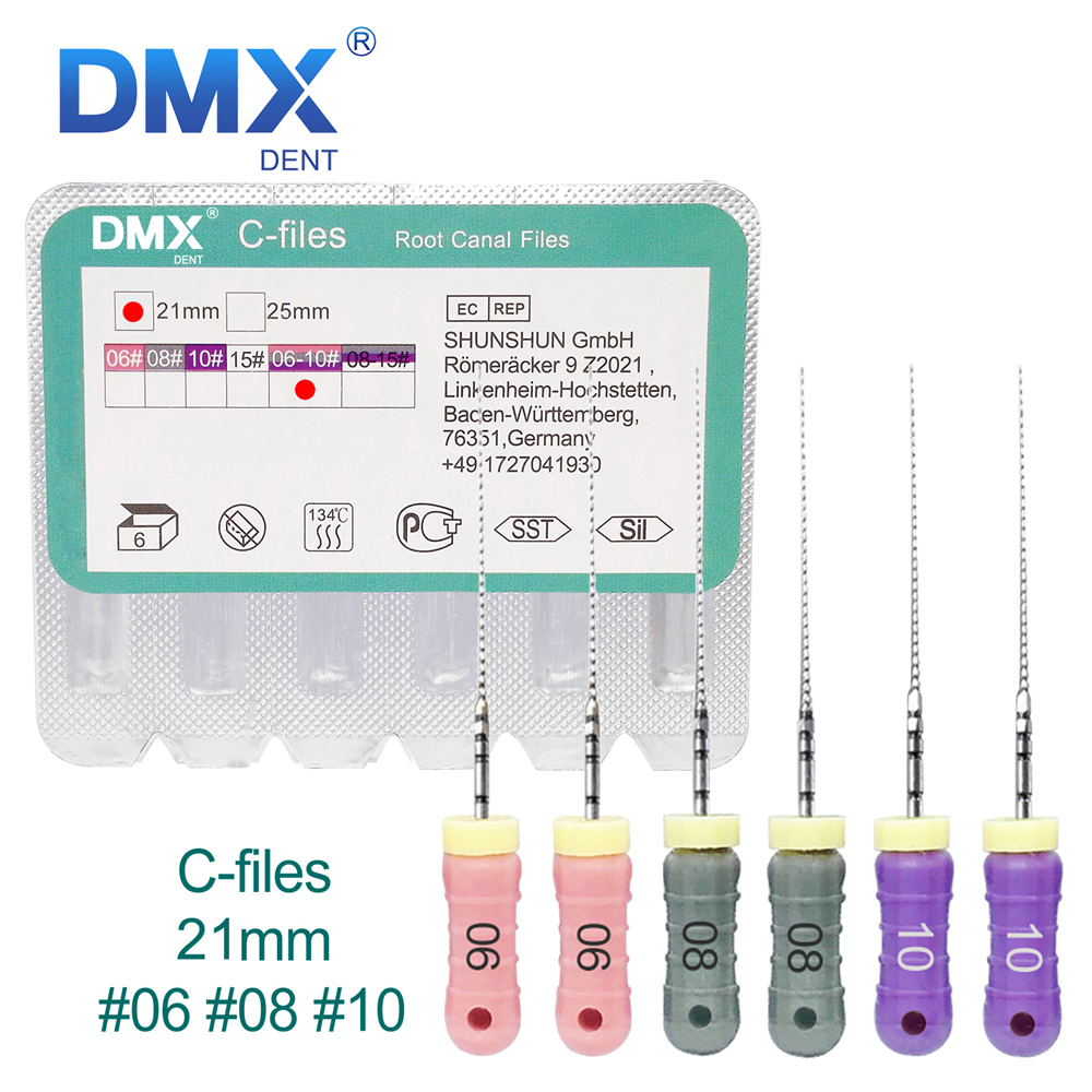 DMXDENT Dental Endodontics C Files Hand Use File for Root Canal
