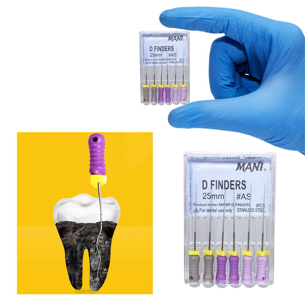 Mani D FINDERS Dental Endodontic files For Calcified Canals 21/25mm