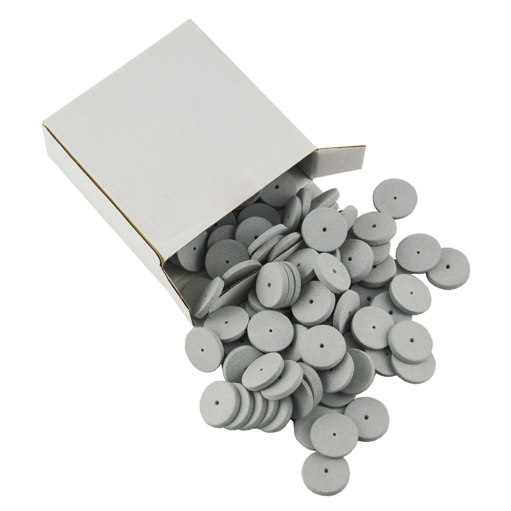 Dental Lab Rubber Polishing Wheels Burs Silicone Polishers 2.35mm